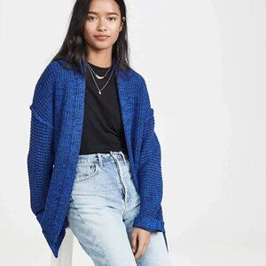 Free People Forever Blue High Hopes Cardigan